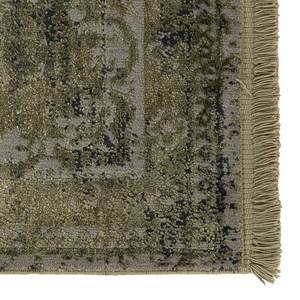 Vloerkleed Velvet IV textielmix - olijfgroen - 200 x 290 cm