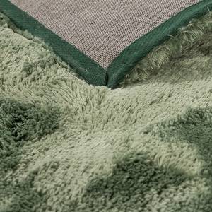 Vloerkleed Harmony geweven stof - Groen - 70 x 140 cm