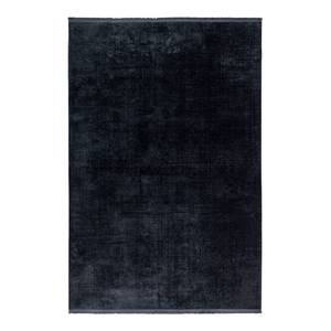 Vloerkleed Velvet III textielmix - donkergrijs - 80 x 150 cm