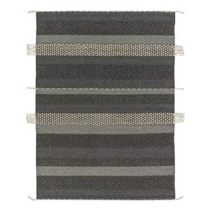 Tapis Botana III Laine - Gris foncé - 170 x 240 cm