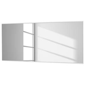 Miroir Salea II Hêtre massif blanc - Largeur : 123 cm