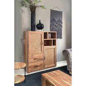 Buffet haut Valenton Acacia massif / Rotin