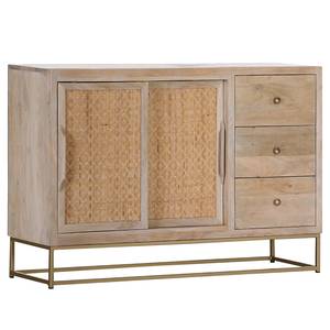 Sideboard Rumilly Rattangeflecht / Mango massiv