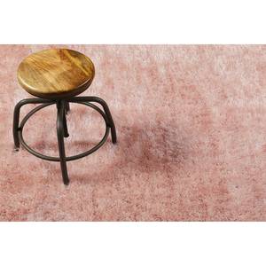 Teppich Shiny Touch II Polyester - Rosa - 80 x 150 cm