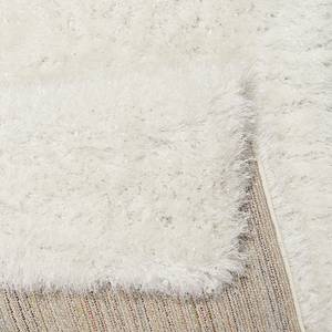 Tapis Shiny Touch II Polyester - Blanc - 200 x 200 cm