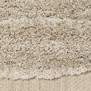 Tapis shaggy Live Nature I Fibres synthétiques - Gris sable