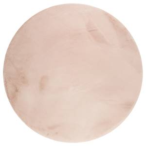 Hochflorteppich Alice I Polyester - Rosa - Durchmesser: 100 cm