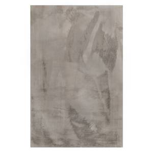 Hoogpolig vloerkleed Alice II polyester - Donkergrijs - 200 x 200 cm