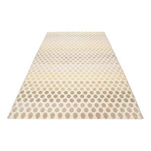 Teppich Spotted Stripe Kunstfaser - Beige / Gelb - 80 x 150 cm