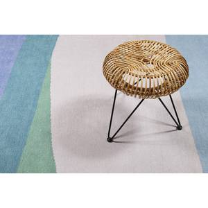 Tapis Curves Polyester - Bleu / Beige - 160 x 230 cm