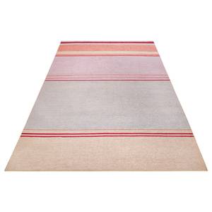 Tapis Cleft Polyester - Gris / Rose - 120 x 170 cm