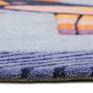 Kindervloerkleed E-Toucan polyester - Blauw