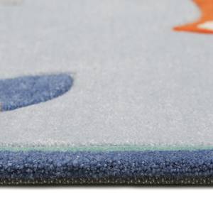 Kindervloerkleed E-Fox in the Wood polyester - Babyblauw - 130 x 190 cm