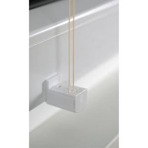 Honingraat-plissé Klemmfix Save aluminum/polyester - Beige - 100 x 130 cm