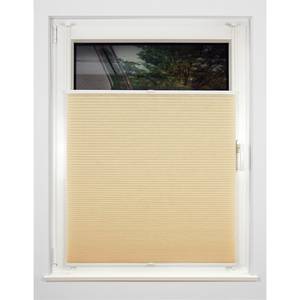 Waben-Plissee Klemmfix Save Polyester / Aluminium - Beige - 80 x 130 cm