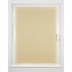 Store plissé sans perçage Save Polyester / Aluminium - Beige - 80 x 130 cm