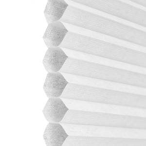 Honingraat-plissé Klemmfix Save aluminum/polyester - Wit - 100 x 130 cm