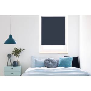 Klemmfix rolgordijn Win Blikdicht polyester - Donkerblauw - 90 x 210 cm