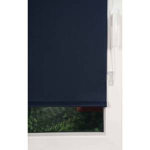 Klemmfix Rollo Win Blickdicht Polyester - Dunkelblau - 75 x 160 cm