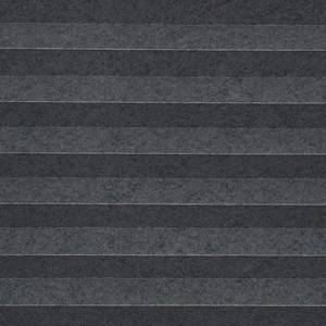 Store plissé sans perçage Promo Polyester / Aluminium - Gris foncé - 50 x 130 cm