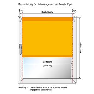 Designrolgordijn Trend/Verduistering polyester - Grijs - 100 x 150 cm