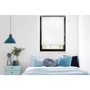 Designrolgordijn Trend/Verduistering polyester - Wit - 45 x 150 cm