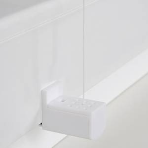 Plissee Klemmfix Promo Polyester / Aluminium - Weiß - 60 x 130 cm