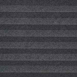 Store plissé sans perçage Promo Polyester / Aluminium - Gris foncé - 60 x 130 cm