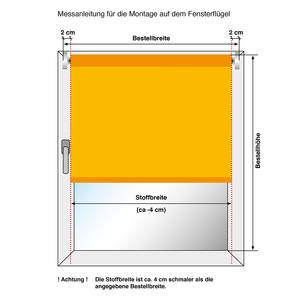 Designrolgordijn Trend/Verduistering polyester - Grijs - 45 x 150 cm