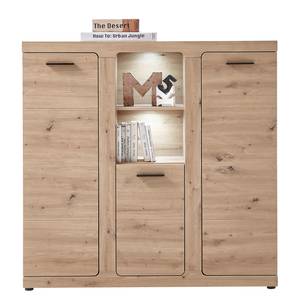 Highboard Veynes Inkl. Beleuchtung - Eiche Artisan Dekor