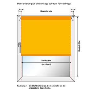 Designrolgordijn Prime polyester - Wit - 120 x 150 cm