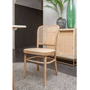 Esszimmerstuhl Najac II Recycled Teak massiv / Rattan - Teak