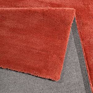 Hoogpolig vloerkleed Loft kunstvezels - Baksteen rood - 70 x 140 cm