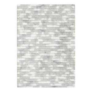 Tapis épais Sherpa III Polypropylène - Blanc / Gris