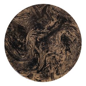 Bout de canapé Domps Métal - Imitation marbre noir