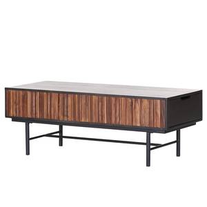 Table basse Sanvic Sheesham / Acacia massif - Sheesham / Anthracite