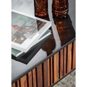 Tavolino da salotto Sanvic Sheesham / Acacia massello - Sheesham / Antracite