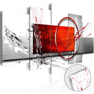 Tableau déco plexiglas Wintry Expression Plexiglas - Rouge - 100 x 50 cm