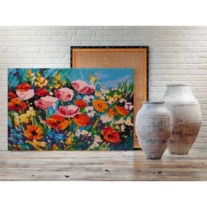 Peinture par numéro - Fleurs des champs Toile - Multicolore