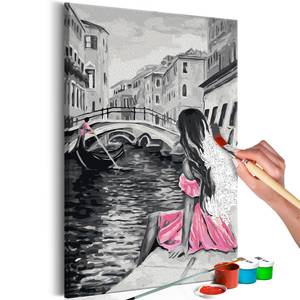 Peinture par numéro - Venise Toile - Rose