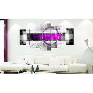 Acrylglas-afbeelding Violet Rim acrylglas - zwart/wit - 200 x 100 cm