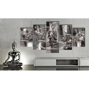 Acrylglasbild Silver Serenity Acrylglas - Grau - 200 x 100 cm