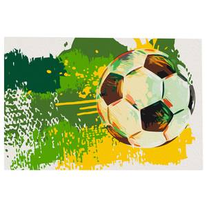 Schilderen op Nummer - Voetbal canvas - geel