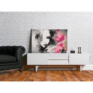 Schilderen op Nummer Portret canvas - roze