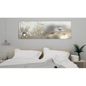 Wandbild Morning Song Leinwand - Grau - 120 x 40 cm