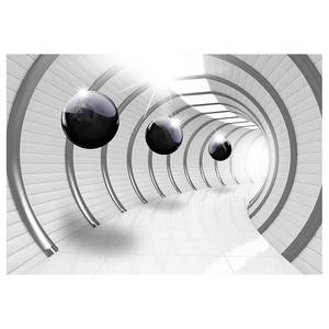 Fotobehang Furistic Tunnel premium vlies - zwart - 250 x 175 cm