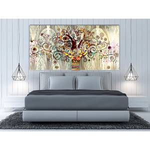 Wandbild Tree of Life Leinwand - Mehrfarbig - 120 x 60 cm