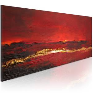 Afbeelding Rode Oceaan canvas - rood