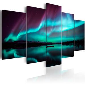 Afbeelding Night Light II canvas - zwart - 100 x 50 cm