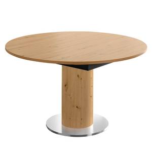 Table Binic I Imitation chêne noueux - Largeur : 110 cm - Chêne clair